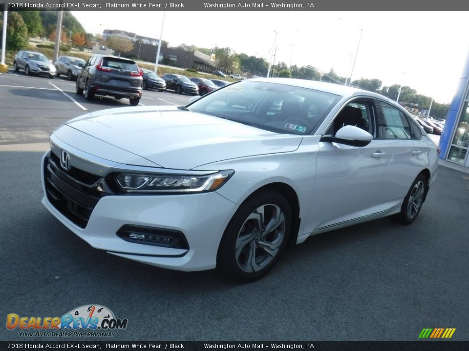2018 Honda Accord EX-L Sedan Platinum White Pearl / Black Photo #6