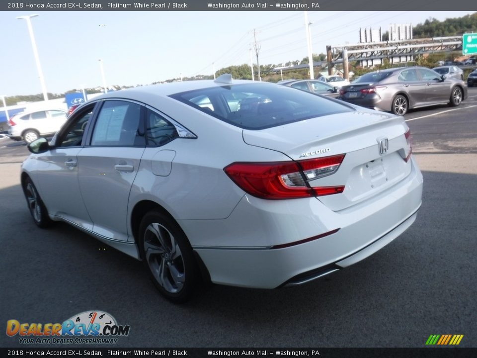 2018 Honda Accord EX-L Sedan Platinum White Pearl / Black Photo #8