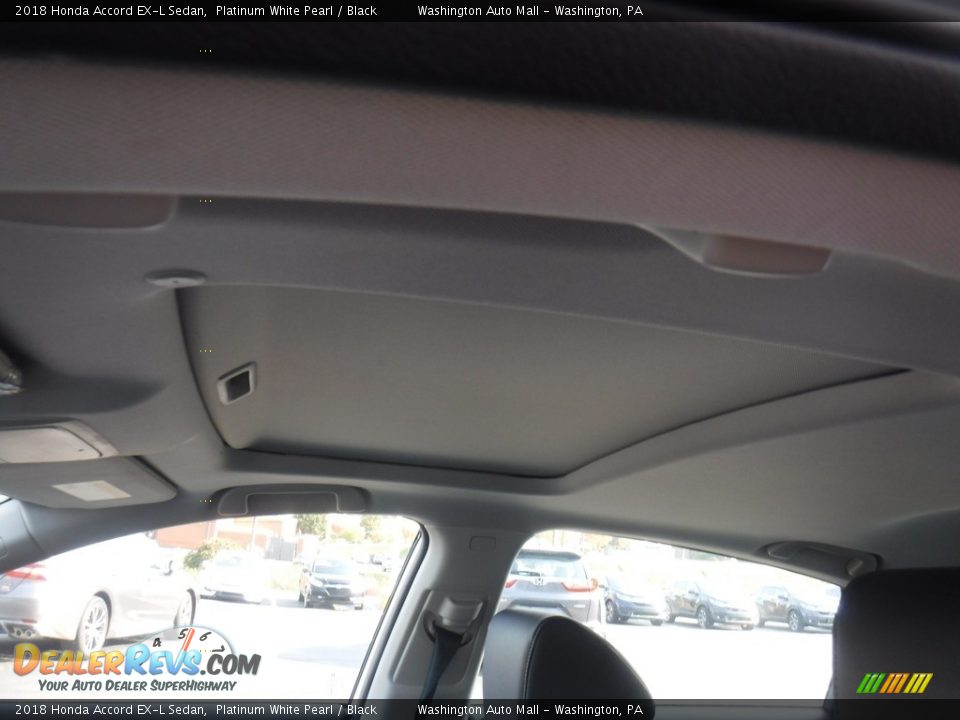 2018 Honda Accord EX-L Sedan Platinum White Pearl / Black Photo #11