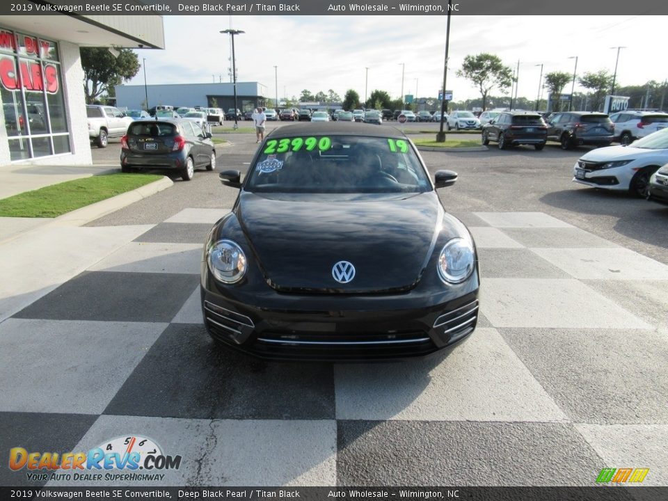 2019 Volkswagen Beetle SE Convertible Deep Black Pearl / Titan Black Photo #3