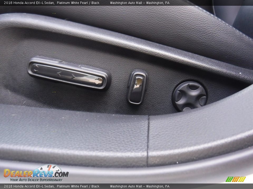 2018 Honda Accord EX-L Sedan Platinum White Pearl / Black Photo #15