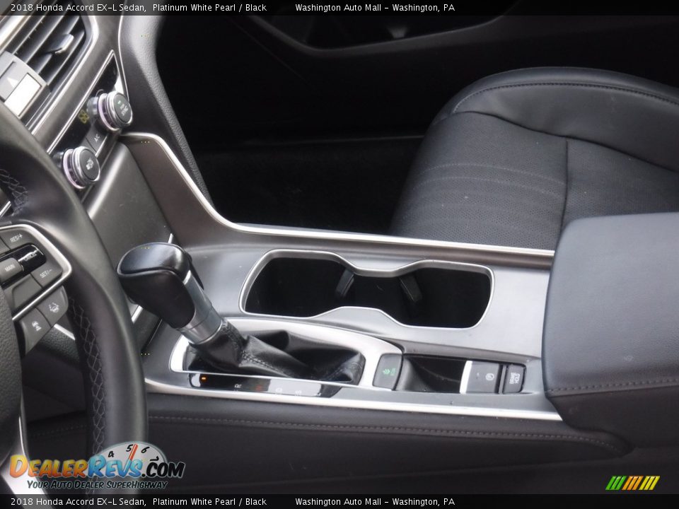2018 Honda Accord EX-L Sedan Platinum White Pearl / Black Photo #17