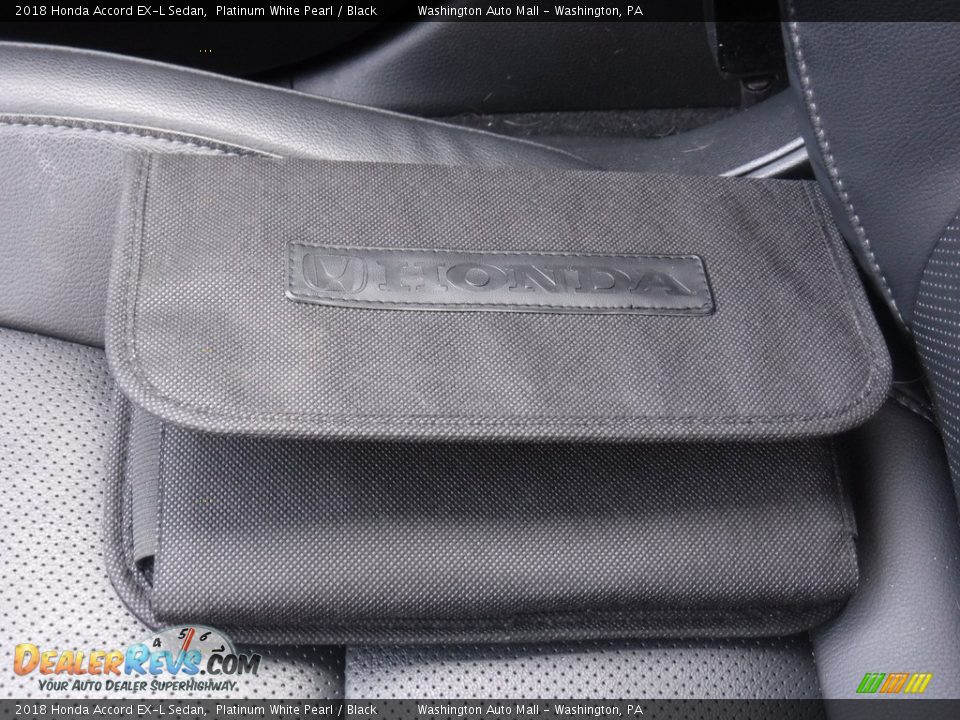 2018 Honda Accord EX-L Sedan Platinum White Pearl / Black Photo #25