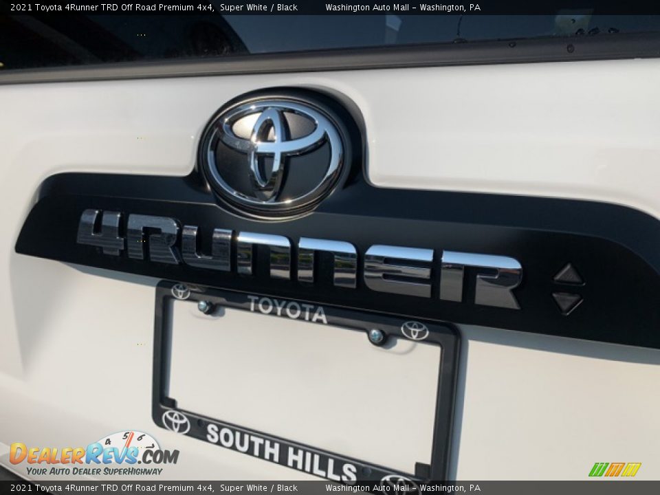 2021 Toyota 4Runner TRD Off Road Premium 4x4 Super White / Black Photo #25