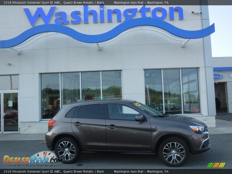 2018 Mitsubishi Outlander Sport ES AWC Quartz Brown Metallic / Black Photo #2