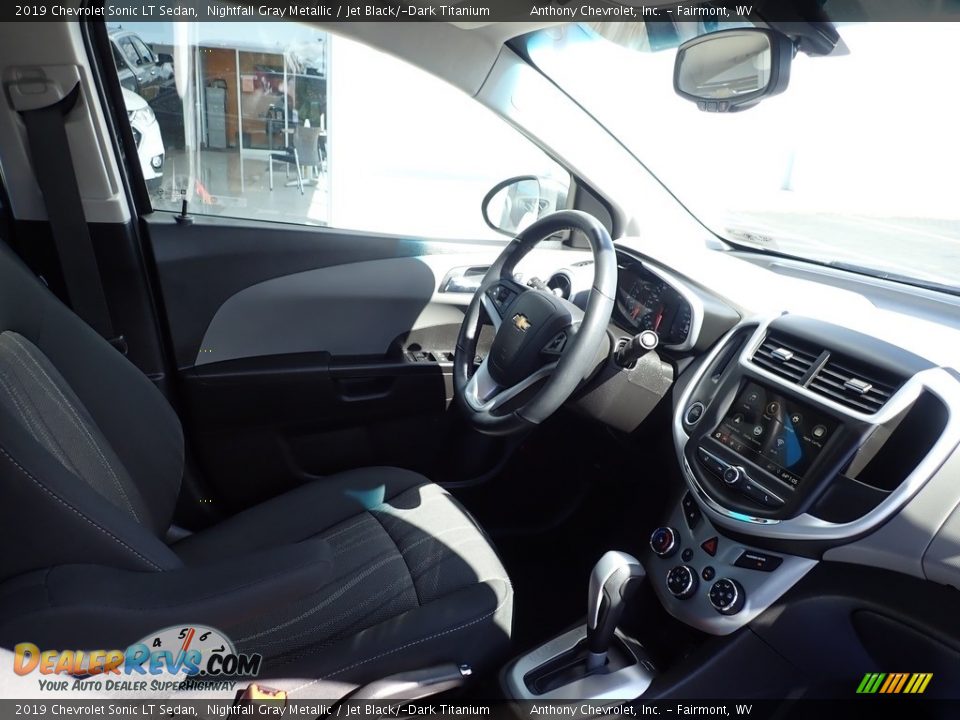 2019 Chevrolet Sonic LT Sedan Nightfall Gray Metallic / Jet Black/­Dark Titanium Photo #10