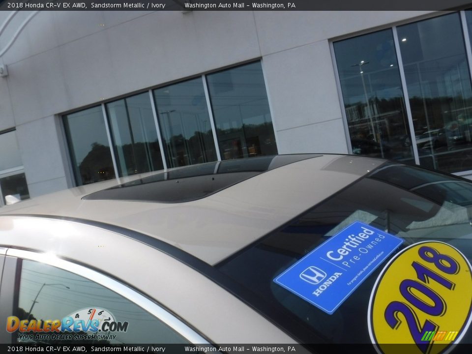 2018 Honda CR-V EX AWD Sandstorm Metallic / Ivory Photo #3