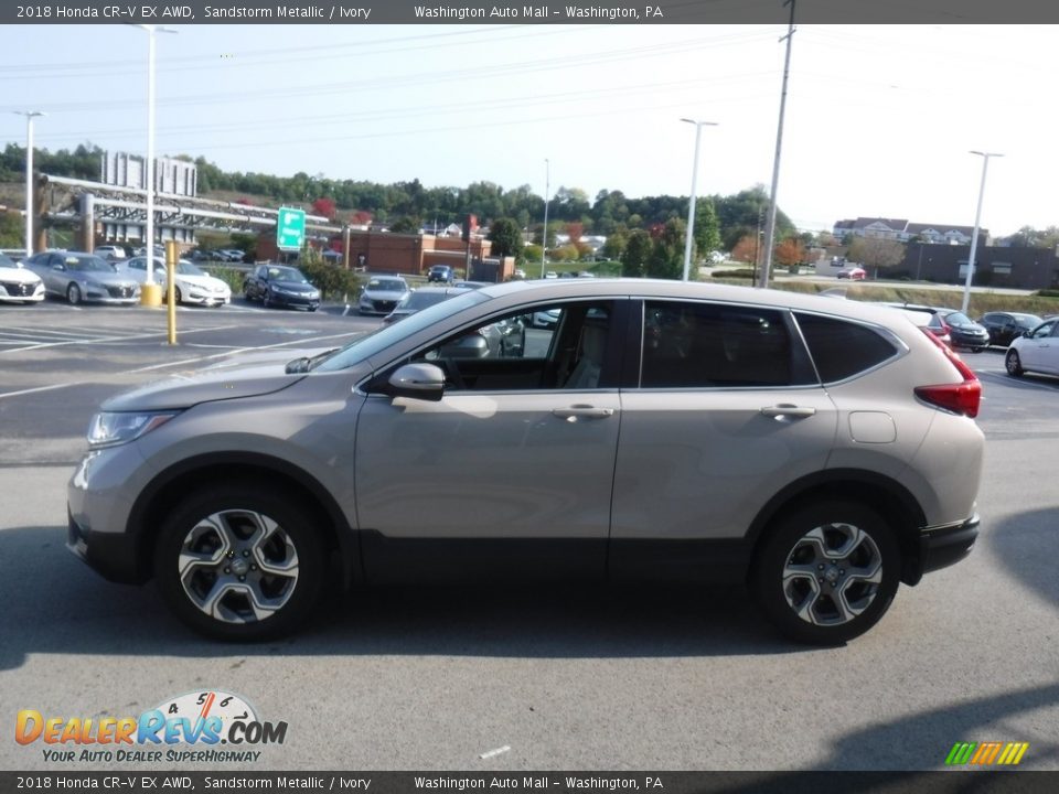 2018 Honda CR-V EX AWD Sandstorm Metallic / Ivory Photo #6