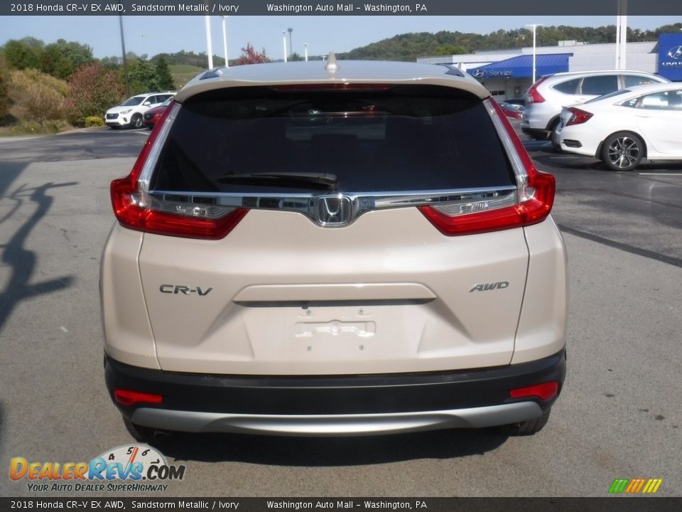 2018 Honda CR-V EX AWD Sandstorm Metallic / Ivory Photo #7