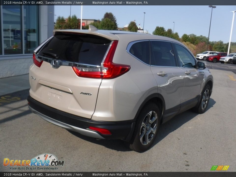 2018 Honda CR-V EX AWD Sandstorm Metallic / Ivory Photo #8