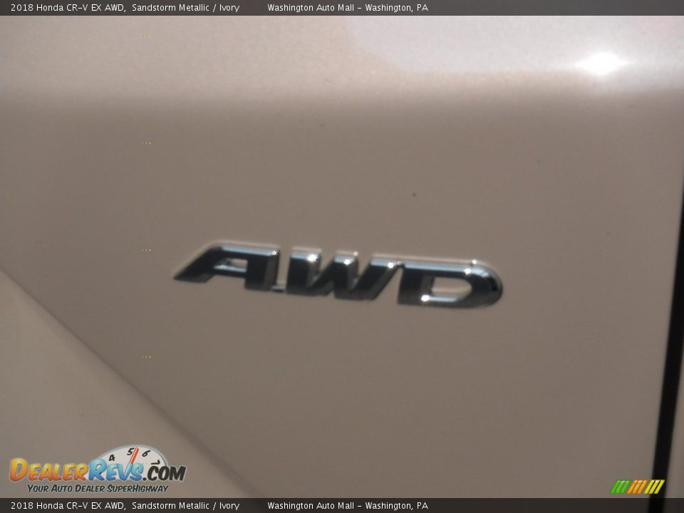 2018 Honda CR-V EX AWD Sandstorm Metallic / Ivory Photo #9