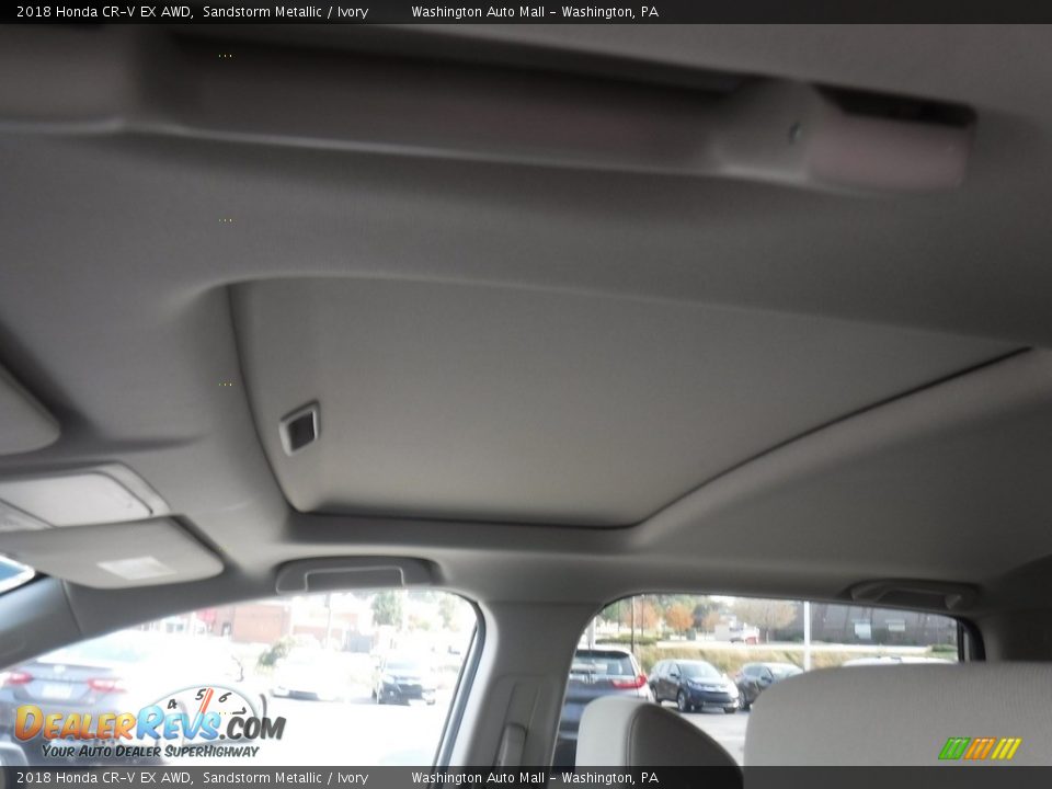 2018 Honda CR-V EX AWD Sandstorm Metallic / Ivory Photo #10
