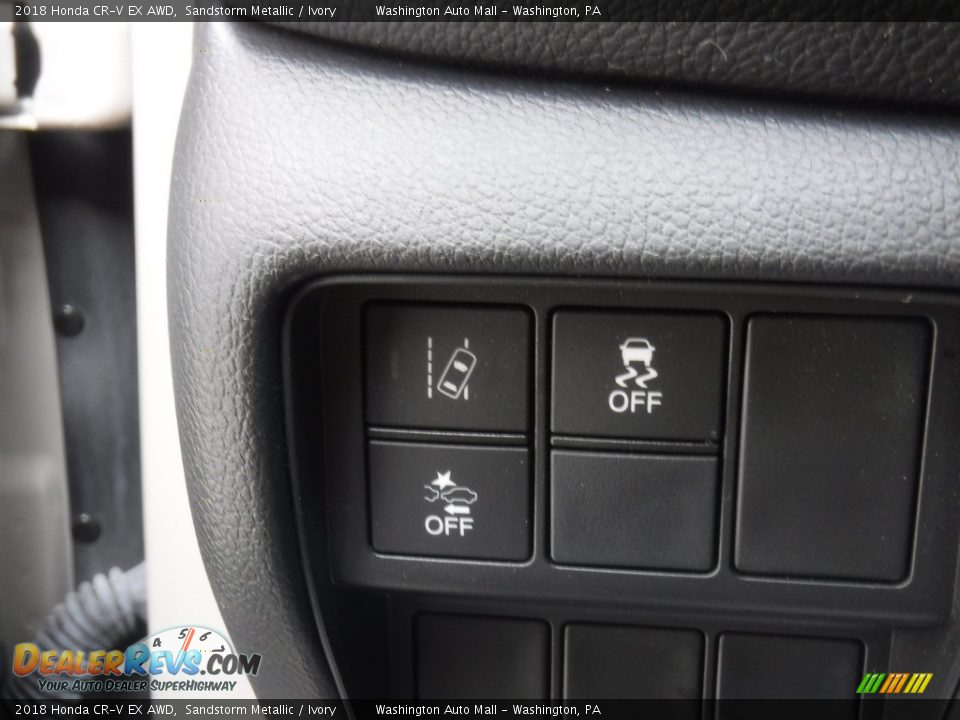2018 Honda CR-V EX AWD Sandstorm Metallic / Ivory Photo #13