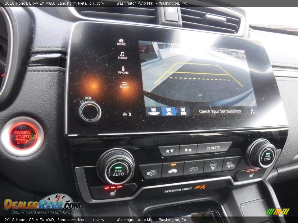 2018 Honda CR-V EX AWD Sandstorm Metallic / Ivory Photo #17