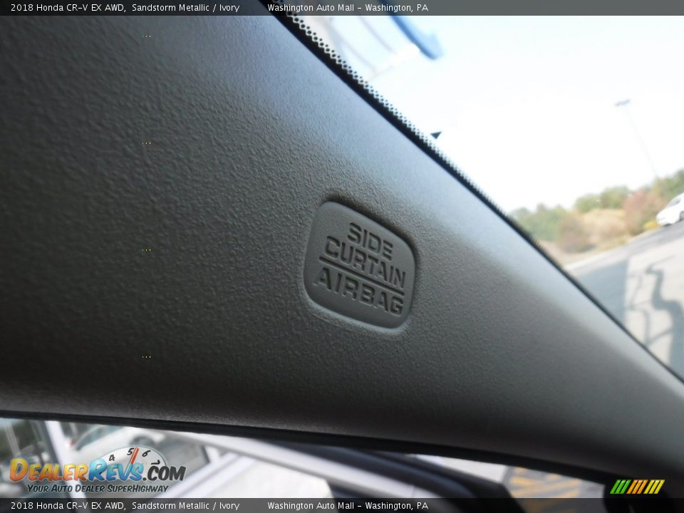 2018 Honda CR-V EX AWD Sandstorm Metallic / Ivory Photo #20