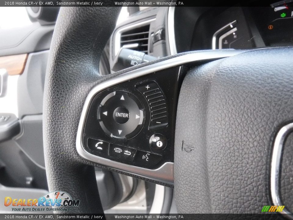 2018 Honda CR-V EX AWD Sandstorm Metallic / Ivory Photo #21