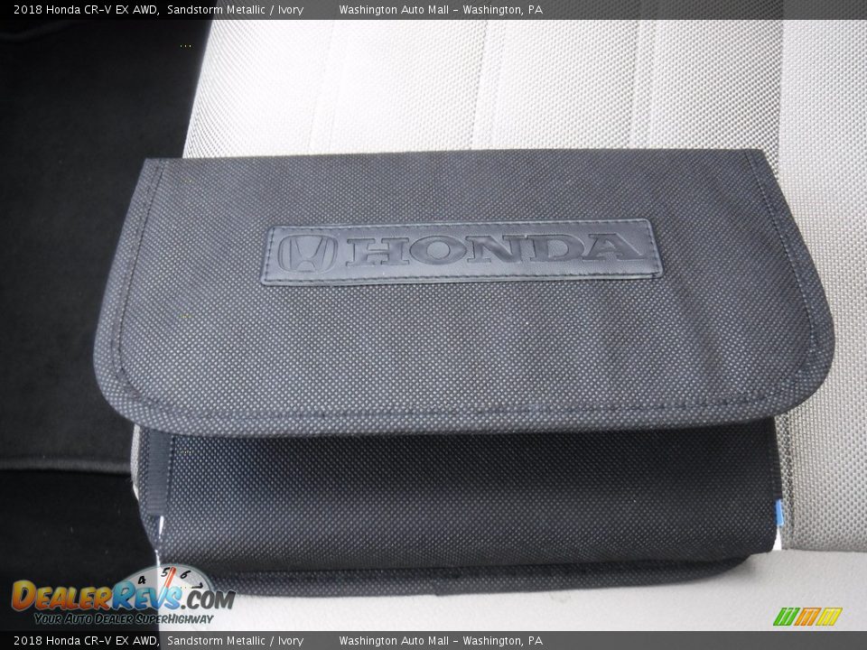 2018 Honda CR-V EX AWD Sandstorm Metallic / Ivory Photo #25