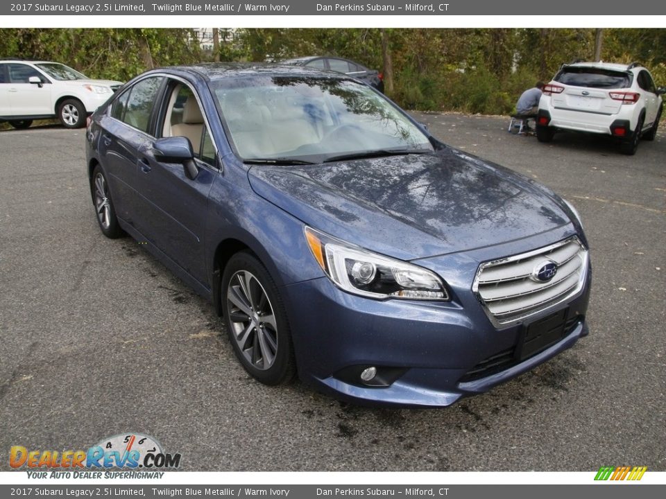 2017 Subaru Legacy 2.5i Limited Twilight Blue Metallic / Warm Ivory Photo #3