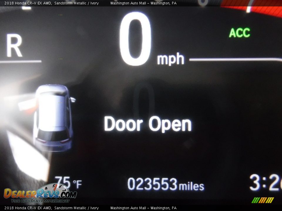 2018 Honda CR-V EX AWD Sandstorm Metallic / Ivory Photo #28