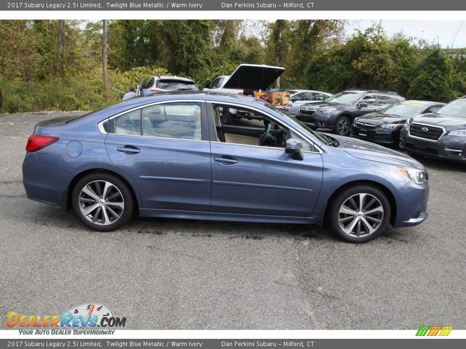 2017 Subaru Legacy 2.5i Limited Twilight Blue Metallic / Warm Ivory Photo #4