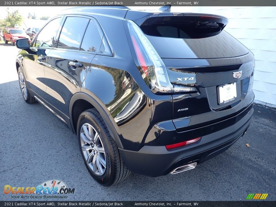 2021 Cadillac XT4 Sport AWD Stellar Black Metallic / Sedona/Jet Black Photo #4