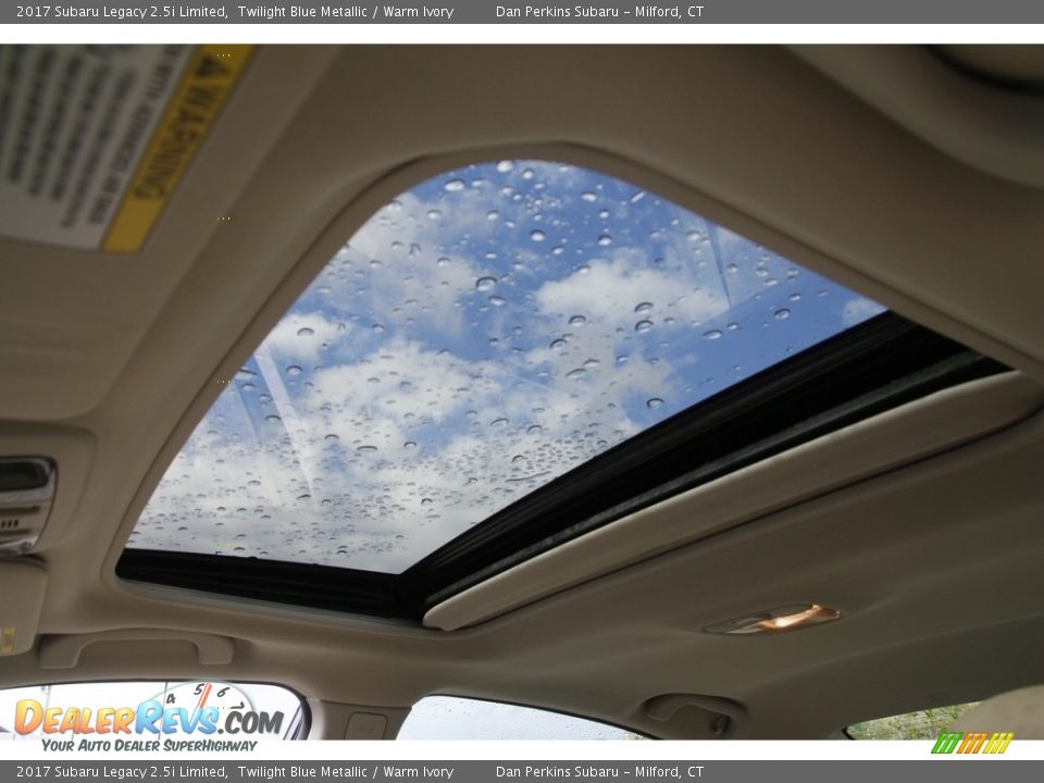 2017 Subaru Legacy 2.5i Limited Twilight Blue Metallic / Warm Ivory Photo #11