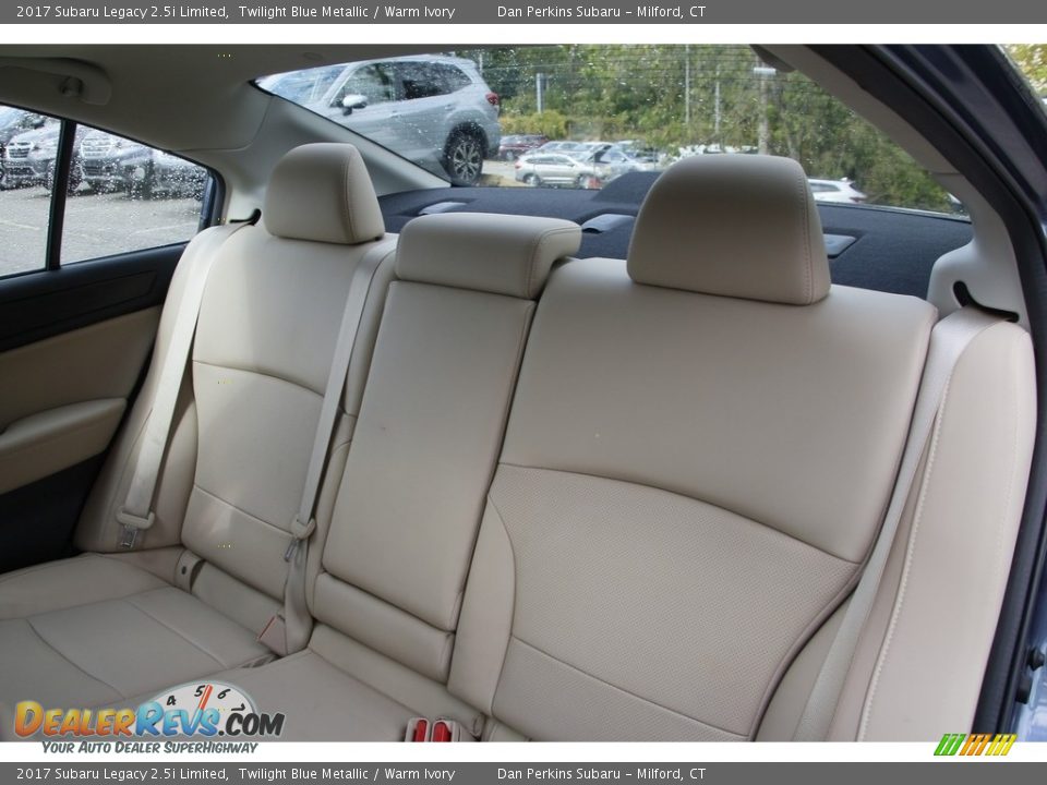 2017 Subaru Legacy 2.5i Limited Twilight Blue Metallic / Warm Ivory Photo #13