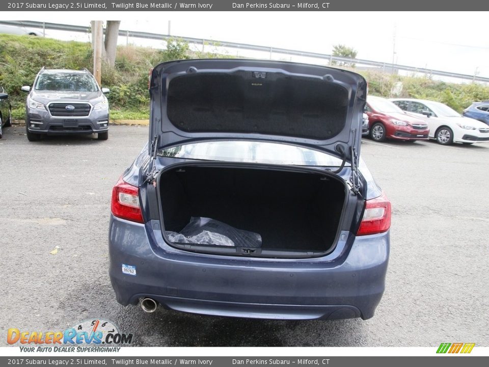 2017 Subaru Legacy 2.5i Limited Twilight Blue Metallic / Warm Ivory Photo #14