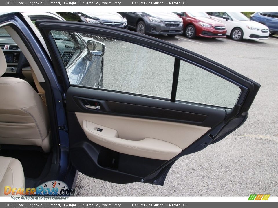 2017 Subaru Legacy 2.5i Limited Twilight Blue Metallic / Warm Ivory Photo #15