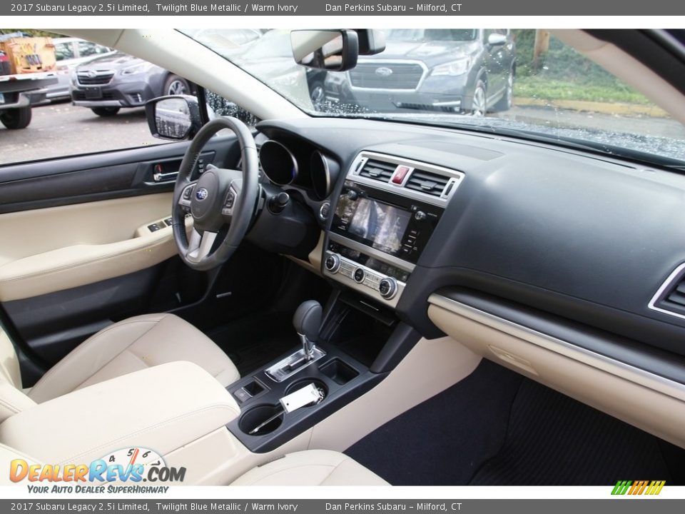2017 Subaru Legacy 2.5i Limited Twilight Blue Metallic / Warm Ivory Photo #16