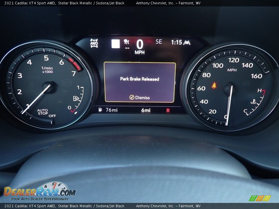 2021 Cadillac XT4 Sport AWD Gauges Photo #15