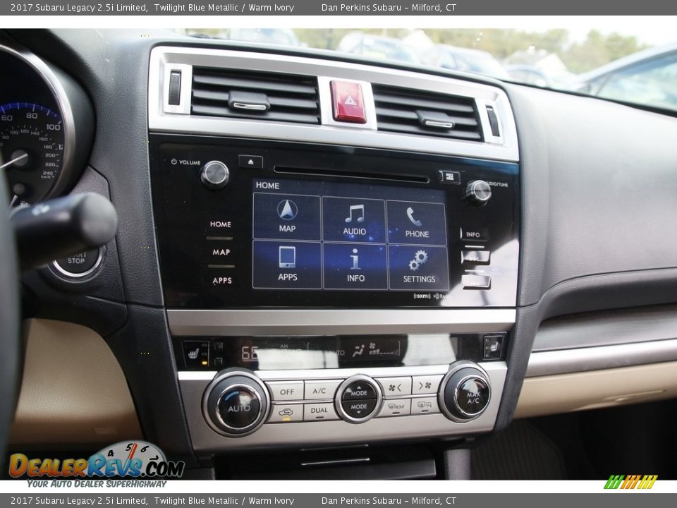 2017 Subaru Legacy 2.5i Limited Twilight Blue Metallic / Warm Ivory Photo #19