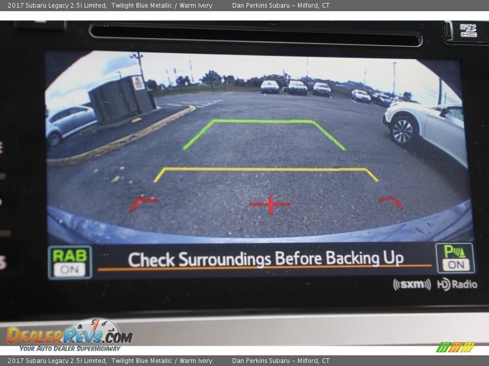 2017 Subaru Legacy 2.5i Limited Twilight Blue Metallic / Warm Ivory Photo #22