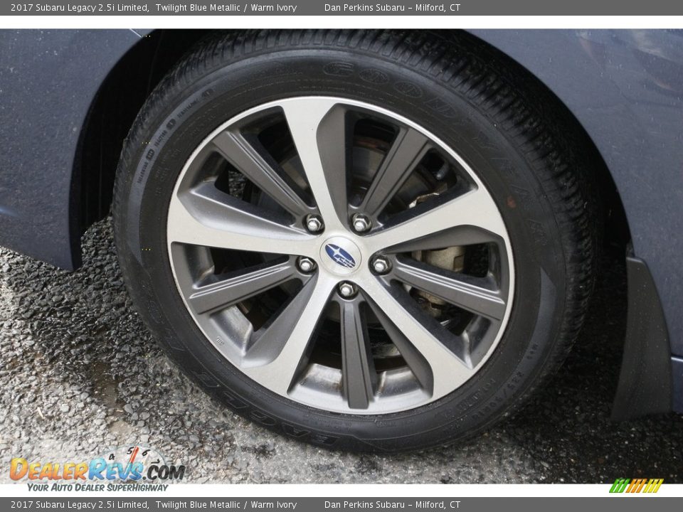 2017 Subaru Legacy 2.5i Limited Twilight Blue Metallic / Warm Ivory Photo #23