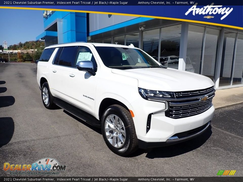 2021 Chevrolet Suburban Premier Iridescent Pearl Tricoat / Jet Black/­Maple Sugar Photo #1