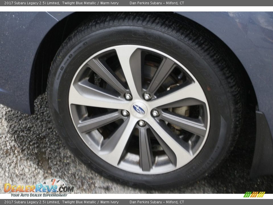 2017 Subaru Legacy 2.5i Limited Twilight Blue Metallic / Warm Ivory Photo #24