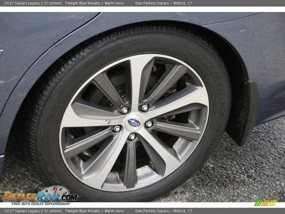 2017 Subaru Legacy 2.5i Limited Twilight Blue Metallic / Warm Ivory Photo #25