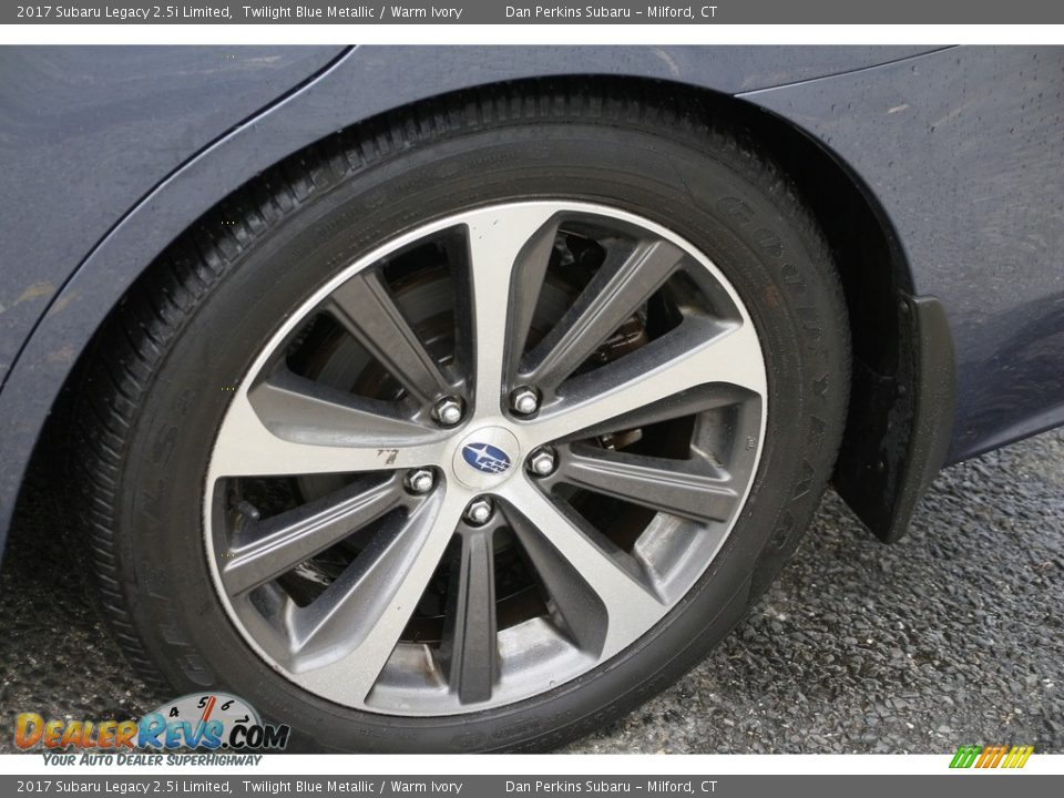 2017 Subaru Legacy 2.5i Limited Twilight Blue Metallic / Warm Ivory Photo #26