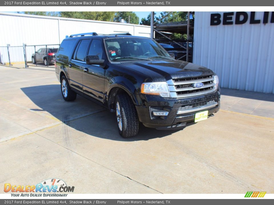 2017 Ford Expedition EL Limited 4x4 Shadow Black / Ebony Photo #2