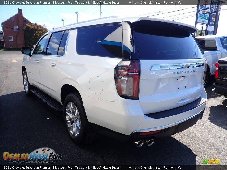 2021 Chevrolet Suburban Premier Iridescent Pearl Tricoat / Jet Black/­Maple Sugar Photo #9