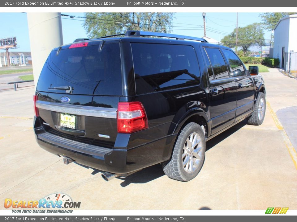 2017 Ford Expedition EL Limited 4x4 Shadow Black / Ebony Photo #7