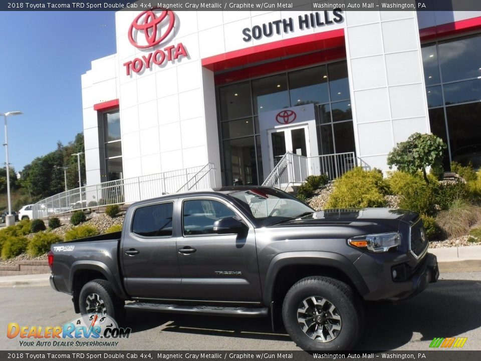 2018 Toyota Tacoma TRD Sport Double Cab 4x4 Magnetic Gray Metallic / Graphite w/Gun Metal Photo #2