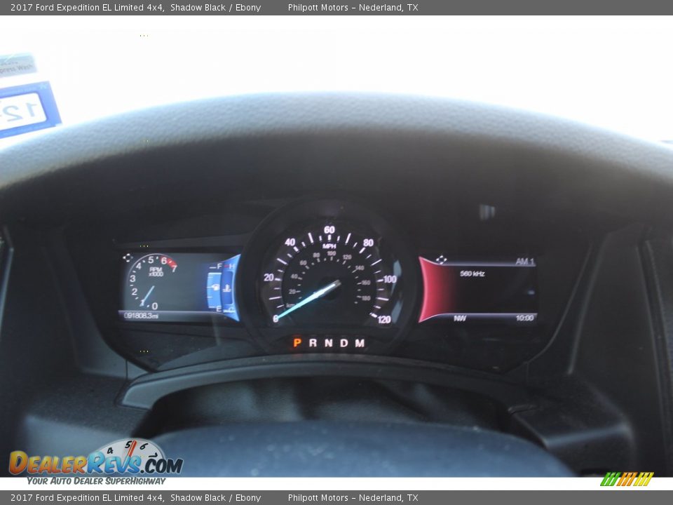 2017 Ford Expedition EL Limited 4x4 Shadow Black / Ebony Photo #12