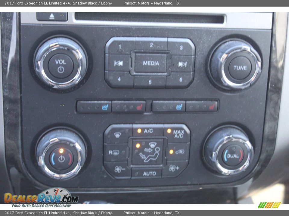 2017 Ford Expedition EL Limited 4x4 Shadow Black / Ebony Photo #15