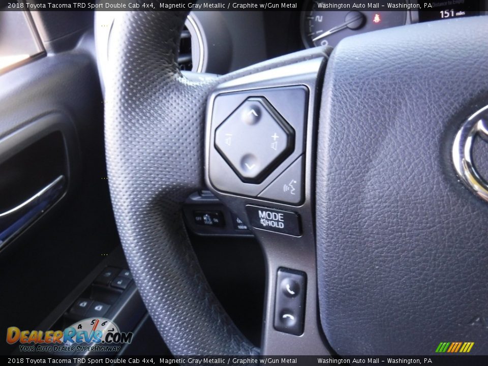 2018 Toyota Tacoma TRD Sport Double Cab 4x4 Magnetic Gray Metallic / Graphite w/Gun Metal Photo #8