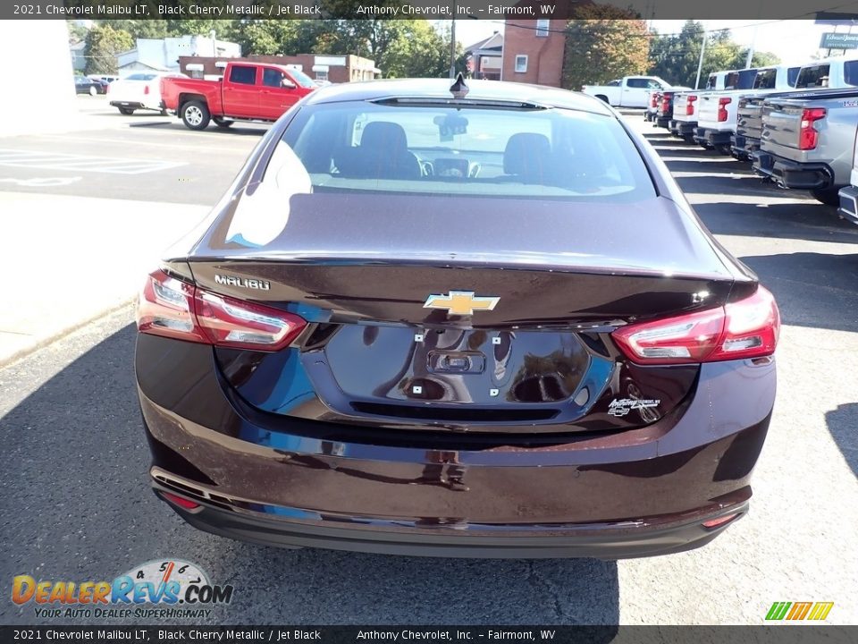 2021 Chevrolet Malibu LT Black Cherry Metallic / Jet Black Photo #6