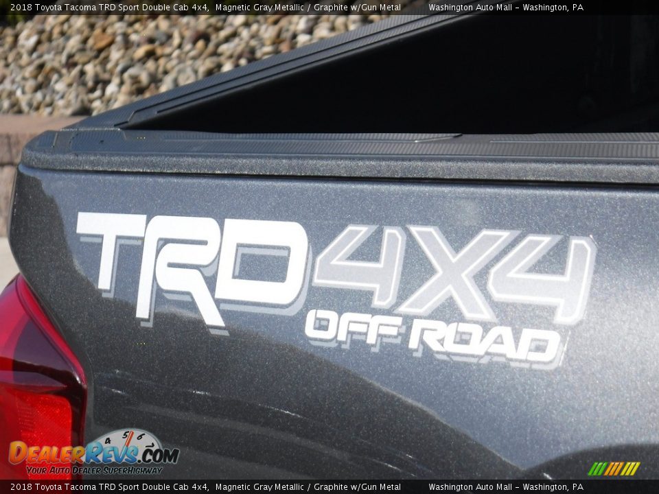 2018 Toyota Tacoma TRD Sport Double Cab 4x4 Magnetic Gray Metallic / Graphite w/Gun Metal Photo #11