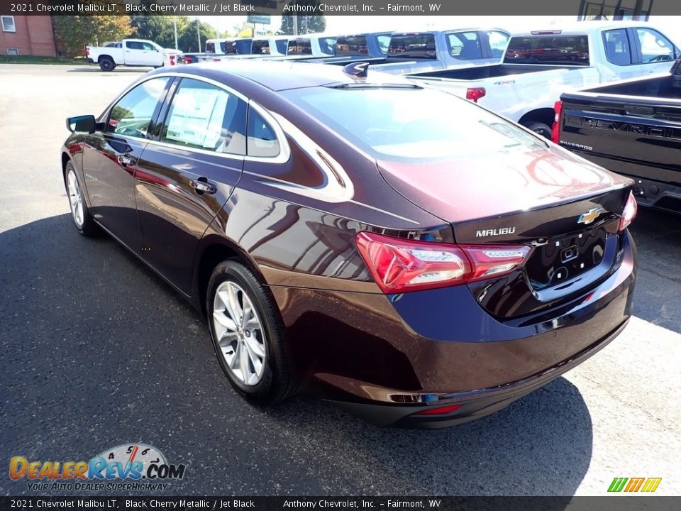 2021 Chevrolet Malibu LT Black Cherry Metallic / Jet Black Photo #7