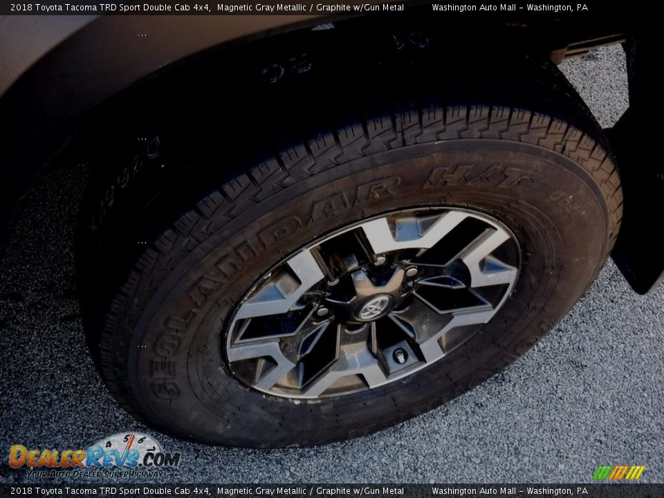 2018 Toyota Tacoma TRD Sport Double Cab 4x4 Magnetic Gray Metallic / Graphite w/Gun Metal Photo #14