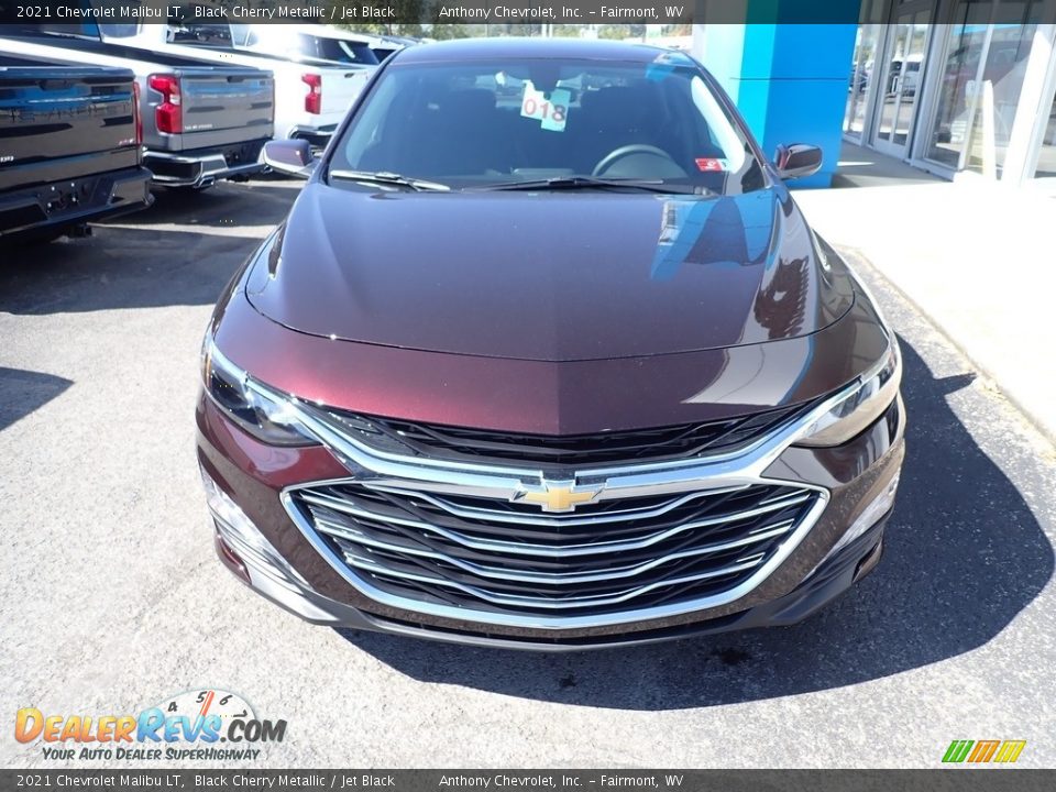 2021 Chevrolet Malibu LT Black Cherry Metallic / Jet Black Photo #9